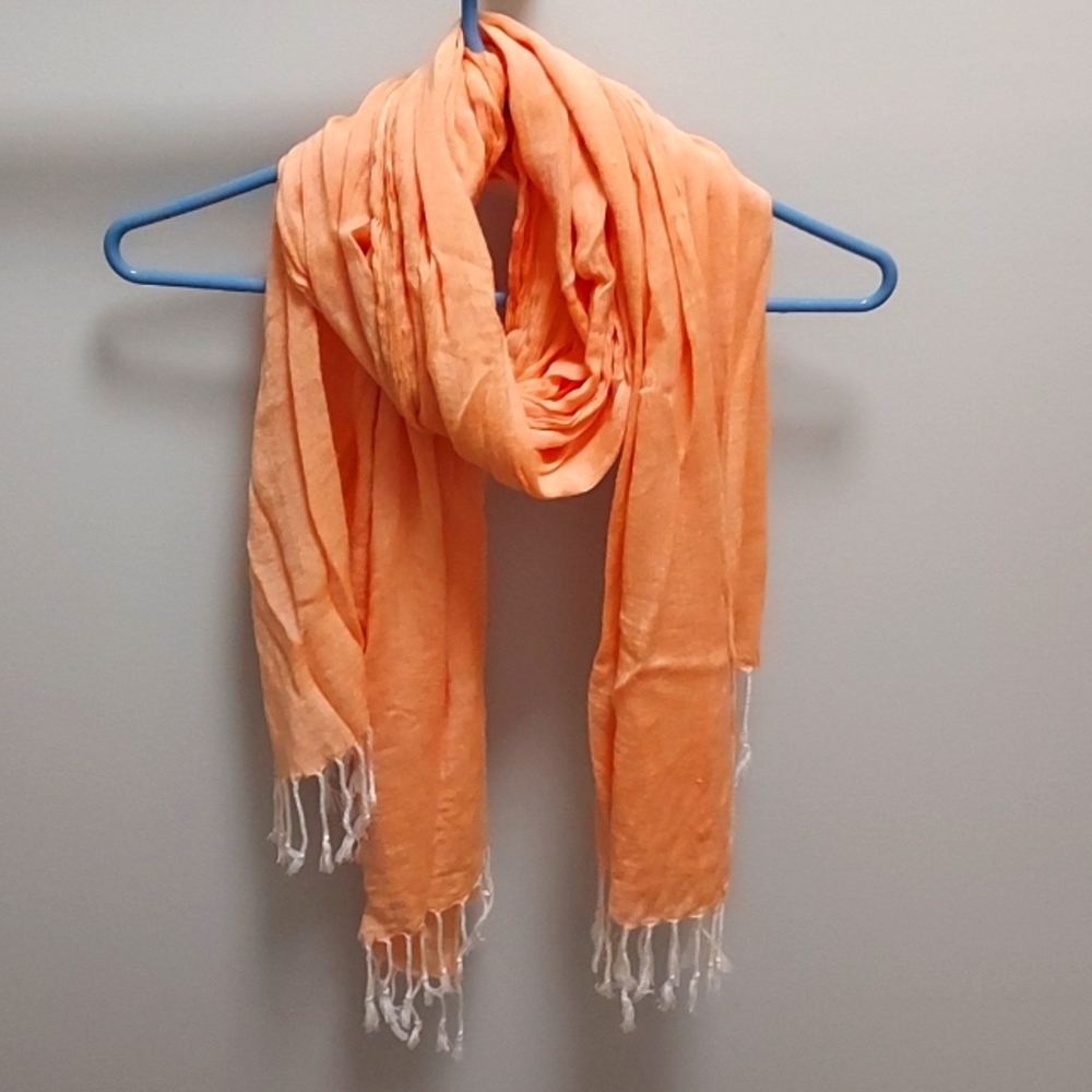 G.H bass orange scarf